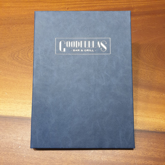 A68 Leather PU -  Standard Menu Cover
